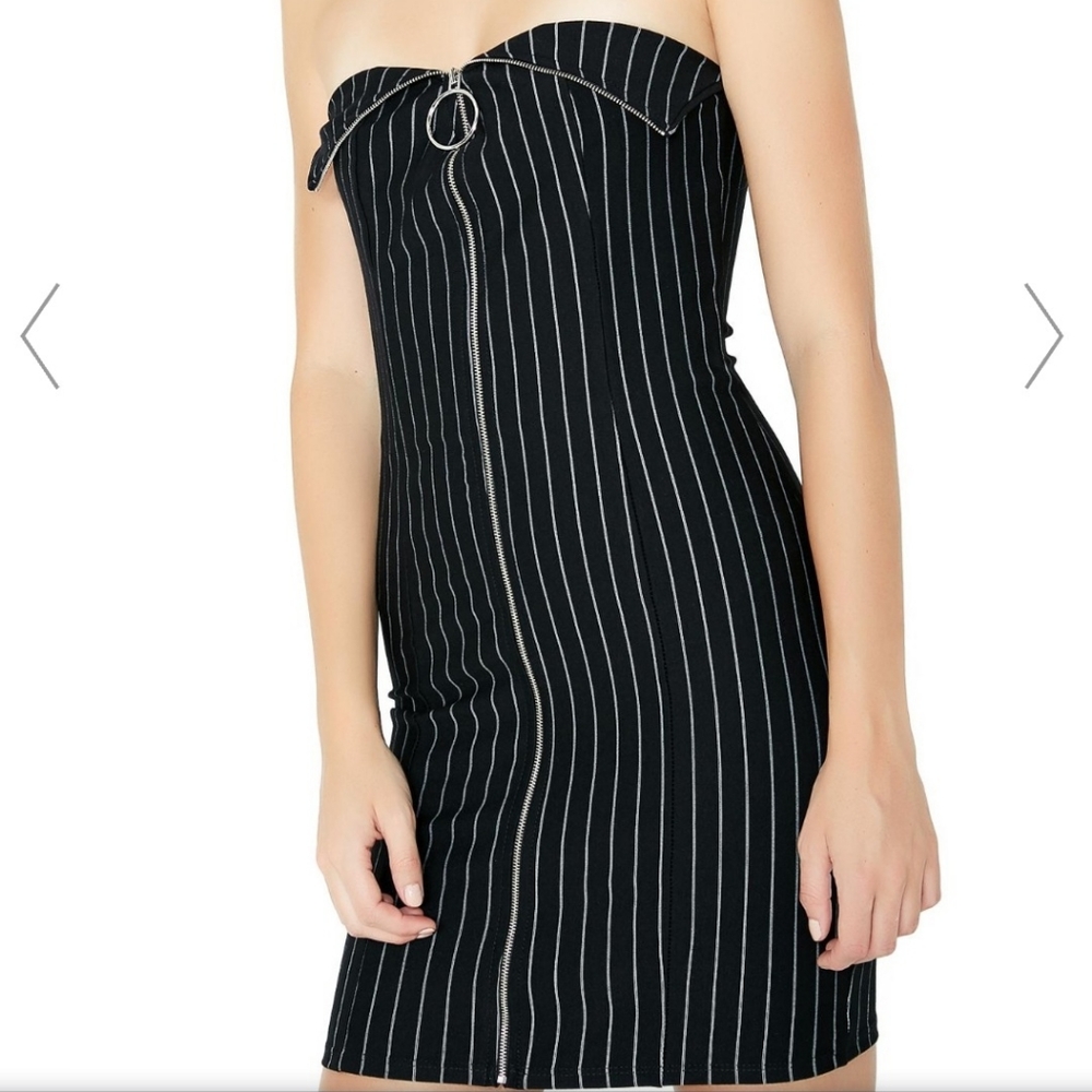 UNDER MY INFLUENCE ZIP UP DRESS